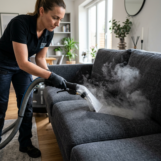 Kahta koltuk yıkama hizmeti — buharlı temizlik